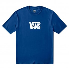 Тениска Vans Stretch Logo short sleeve T-shirt - Blue (Classic Blue) тениска,мъжки,тениски,дамски,тениски,vans,stretch,logo,short,sleeve,t,shirt,blue,(classic,blue)