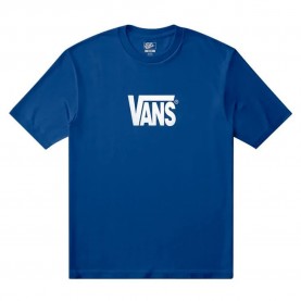 Тениска Vans Stretch Logo short sleeve T-shirt - Blue (Classic Blue 1) тениска,мъжки,тениски,дамски,тениски,vans,stretch,logo,short,sleeve,t,shirt,blue,(classic,blue,1)