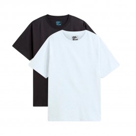 Тениска Vans VN000U11 short sleeve T-shirt - White / Black (Multi) тениска,мъжки,тениски,дамски,тениски,vans,vn000u11,short,sleeve,t,shirt,white,black,(multi)