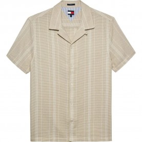 Дънки Tommy jeans DM0DM21689 shirt - Beige (Silt Stripes) дънки,мъжки,ризи,tommy,jeans,dm0dm21689,shirt,beige,(silt,stripes)