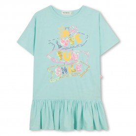 рокля,дамски,поли,и,рокли,billieblush,u21834,short,sleeve,dress,green,(turquoise)