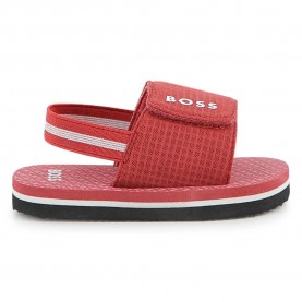 BOSS J52820 slides - Red (Raspberry) мъжки,джапанки,и,чехли,дамски,сандали,и,чехли,boss,j52820,slides,red,(raspberry)