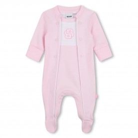 Пижама BOSS J53065 long sleeve pyjama - Pink (Flowering Festival) пижама,детски,пижами,boss,j53065,long,sleeve,pyjama,pink,(flowering,festival)