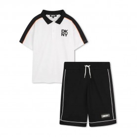 DKNY D62520 set - White / Black (Black / White) детски,екипи,детски,облекла,за,момчета,dkny,d62520,set,white,black,(black,white)
