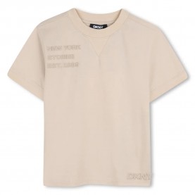Тениска DKNY D62551 short sleeve T-shirt - Beige (Sand) тениска,мъжки,тениски,дамски,тениски,dkny,d62551,short,sleeve,t,shirt,beige,(sand)