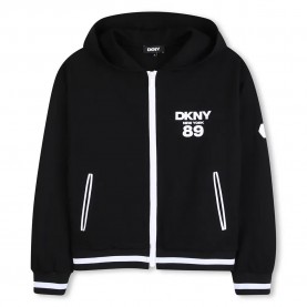 блуза,детски,блузи,dkny,d62561,full,zip,sweatshirt,black,(black)