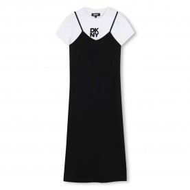 Рокля DKNY D62599 sleeveless dress - Black (Black) рокля,дамски,поли,и,рокли,dkny,d62599,sleeveless,dress,black,(black)