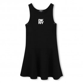 Рокля DKNY D62601 sleeveless dress - Black (Black) рокля,дамски,поли,и,рокли,dkny,d62601,sleeveless,dress,black,(black)