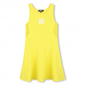 Рокля DKNY D62601 sleeveless dress - Yellow (Yellow) рокля,дамски,поли,и,рокли,dkny,d62601,sleeveless,dress,yellow,(yellow)