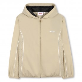 Блуза HUGO G01006 full zip sweatshirt - Beige (Beige) блуза,детски,блузи,hugo,g01006,full,zip,sweatshirt,beige,(beige)