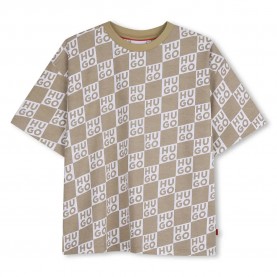 Тениска HUGO G01022 short sleeve T-shirt - Beige (Beige) тениска,мъжки,тениски,дамски,тениски,hugo,g01022,short,sleeve,t,shirt,beige,(beige)