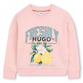 Блуза HUGO G01044 sweatshirt - Pink (Pastel Pink) блуза,детски,блузи,hugo,g01044,sweatshirt,pink,(pastel,pink)