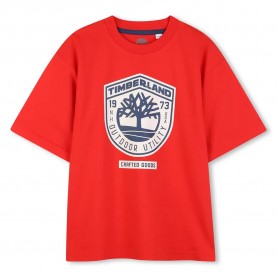 Тениска Timberland T60791 short sleeve T-shirt - Red (Red) тениска,мъжки,тениски,дамски,тениски,timberland,t60791,short,sleeve,t,shirt,red,(red)