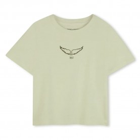 тениска,мъжки,тениски,дамски,тениски,zadig,&,voltaire,x60531,short,sleeve,t,shirt,beige,(canary,green)