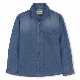 Риза с дълъг ръкав Zadig & voltaire X60594 long sleeve shirt - Blue (Denim Blue) риза,с,дълъг,ръкав,дамски,ризи,мъжки,ризи,zadig,&,voltaire,x60594,long,sleeve,shirt,blue,(denim,blue)