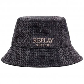 Шапка Replay AW4333.000.A0900R cap - Black (Washed Black) шапка,всички,шапки,replay,aw4333.000.a0900r,cap,black,(washed,black)