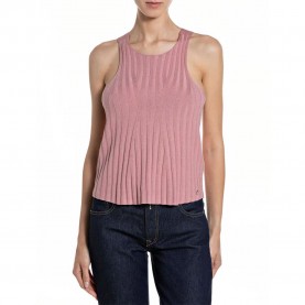 блуза,мъжки,пуловери,дамски,пуловери,replay,dk4204.000.g23780,sleeveless,sweater,pink,(colonial,rose)