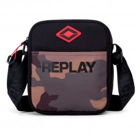 Раница Replay FM3824.000.A0803A backpack - Black (Black / Dark Olive / Turkish Coffe) раница,раници,replay,fm3824.000.a0803a,backpack,black,(black,dark,olive,turkish,coffe)