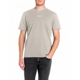 Тениска Replay M3098 .000.2660 short sleeve T-shirt - Beige / Grey (Bone) тениска,мъжки,тениски,дамски,тениски,replay,m3098,.000.2660,short,sleeve,t,shirt,beige,grey,(bone)