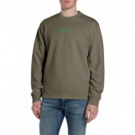 блуза,мъжки,пуловери,replay,m3309,.000.23802,sweatshirt,green,(tundra,green)