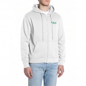 блуза,мъжки,пуловери,replay,m3311,.000.23802,full,zip,sweatshirt,white,(ivory)