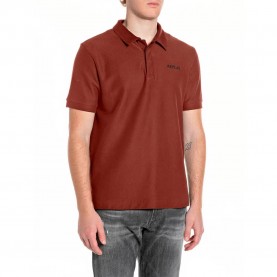 Replay M3318 .000.24036 short sleeve polo - Orange (Chocolate) дамски,блузи,с,яка,мъжки,блузи,с,яка,replay,m3318,.000.24036,short,sleeve,polo,orange,(chocolate)