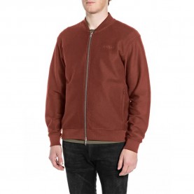 блуза,мъжки,пуловери,replay,m3319,.000.24036,full,zip,sweatshirt,brown,(chocolate)