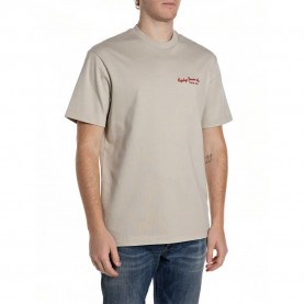 тениска,мъжки,тениски,дамски,тениски,replay,m3419,.000.23804,short,sleeve,t,shirt,beige,(bone)