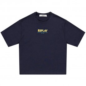 Тениска Replay SB7362.051.2660 short sleeve T-shirt - Blue (Midnight Blue) тениска,мъжки,тениски,дамски,тениски,replay,sb7362.051.2660,short,sleeve,t,shirt,blue,(midnight,blue)