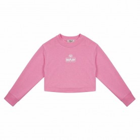 блуза,детски,блузи,replay,sg2125.055.24080,sweatshirt,pink,(pink,fluo)