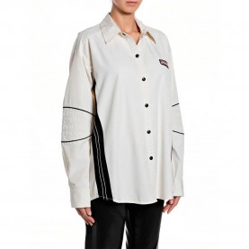 Риза с дълъг ръкав Replay W2387 .000.85057S long sleeve shirt - White (Chalk) риза,с,дълъг,ръкав,дамски,ризи,мъжки,ризи,replay,w2387,.000.85057s,long,sleeve,shirt,white,(chalk)