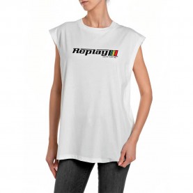 тениска,мъжки,тениски,дамски,тениски,replay,w3409g.000.20994,sleeveless,t,shirt,white,(off,white)