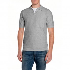 Блуза Replay UK5150.000.G23774 short sleeve sweater - Grey (Grey Melange) блуза,мъжки,пуловери,дамски,пуловери,replay,uk5150.000.g23774,short,sleeve,sweater,grey,(grey,melange)