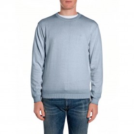 Replay UK4705.000.G20785A short sleeve polo - Blue (Pewter Blue) дамски,блузи,с,яка,мъжки,блузи,с,яка,replay,uk4705.000.g20785a,short,sleeve,polo,blue,(pewter,blue)