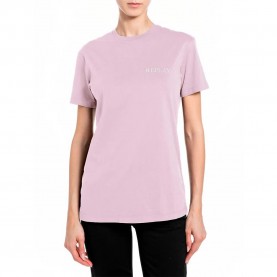 Тениска Replay W3566M.000.22658D short sleeve T-shirt - Pink (Flamingo Pink) тениска,мъжки,тениски,дамски,тениски,replay,w3566m.000.22658d,short,sleeve,t,shirt,pink,(flamingo,pink)