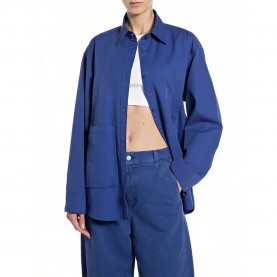 Яке Replay W7935 .000.85498G jacket - Blue (Mazarnie Blue) яке,мъжки,якета,дамски,якета,и,палта,replay,w7935,.000.85498g,jacket,blue,(mazarnie,blue)