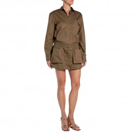 рокля,дамски,поли,и,рокли,replay,w9229,.000.85482,long,sleeve,short,dress,brown,(beech,brown)