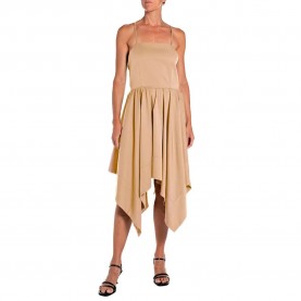 Рокля Replay W9240 .000.85531 sleeveless midi dress - Beige (Sand) рокля,дамски,поли,и,рокли,replay,w9240,.000.85531,sleeveless,midi,dress,beige,(sand)