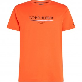 тениска,мъжки,тениски,дамски,тениски,tommy,hilfiger,brand,love,short,sleeve,t,shirt,orange,(brilliant,orange)