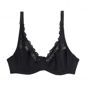 Cotonella CD055 bra - Black (Black) дамско,бельо,дамски,бикини,и,танкини,cotonella,cd055,bra,black,(black)