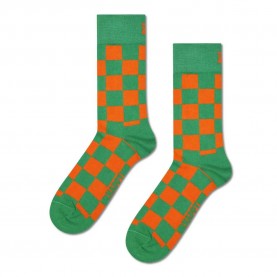 чорапи,мъжки,чорапи,дамски,чорапи,happy,socks,checkerboard,crew,socks,green,(green)