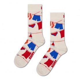 чорапи,мъжки,чорапи,дамски,чорапи,happy,socks,clothesline,crew,socks,white,(white)