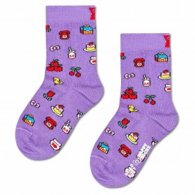 детски,чорапи,мъжки,чорапи,дамски,чорапи,happy,socks,kids,hello,kitty,snacks,crew,socks,purple,(purple)
