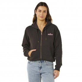блуза,дамски,блузи,rip,curl,lay,day,relaxed,full,zip,sweatshirt,brown,(washed,black)