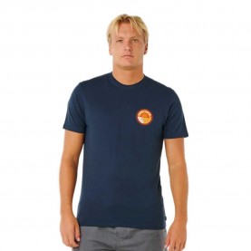 Тениска Rip curl Pacific Rinse Stacked short sleeve T-shirt - Blue (Dark Navy) тениска,мъжки,тениски,дамски,тениски,rip,curl,pacific,rinse,stacked,short,sleeve,t,shirt,blue,(dark,navy)