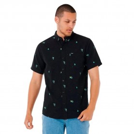 риза,с,къс,ръкав,мъжки,ризи,rip,curl,skelly,breach,short,sleeve,shirt,black,(black)