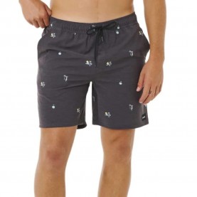 Бански гащета Rip curl Skelly Breach Volley swimming shorts - Black (Black) бански,гащета,мъжки,бански,костюми,rip,curl,skelly,breach,volley,swimming,shorts,black,(black)
