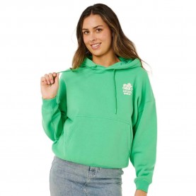 Суичър Rip curl Surf Heritage Puff Print hoodie - Green (Green) суичър,дамски,блузи,rip,curl,surf,heritage,puff,print,hoodie,green,(green)