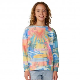 Блуза Rip curl Surf Side Relaxed Crew sweatshirt - Multicolor (Multico) блуза,детски,блузи,rip,curl,surf,side,relaxed,crew,sweatshirt,multicolor,(multico)