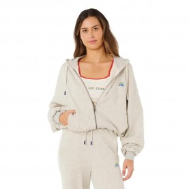 блуза,дамски,блузи,rip,curl,surf,side,spliced,full,zip,sweatshirt,beige,grey,(grey,marle)